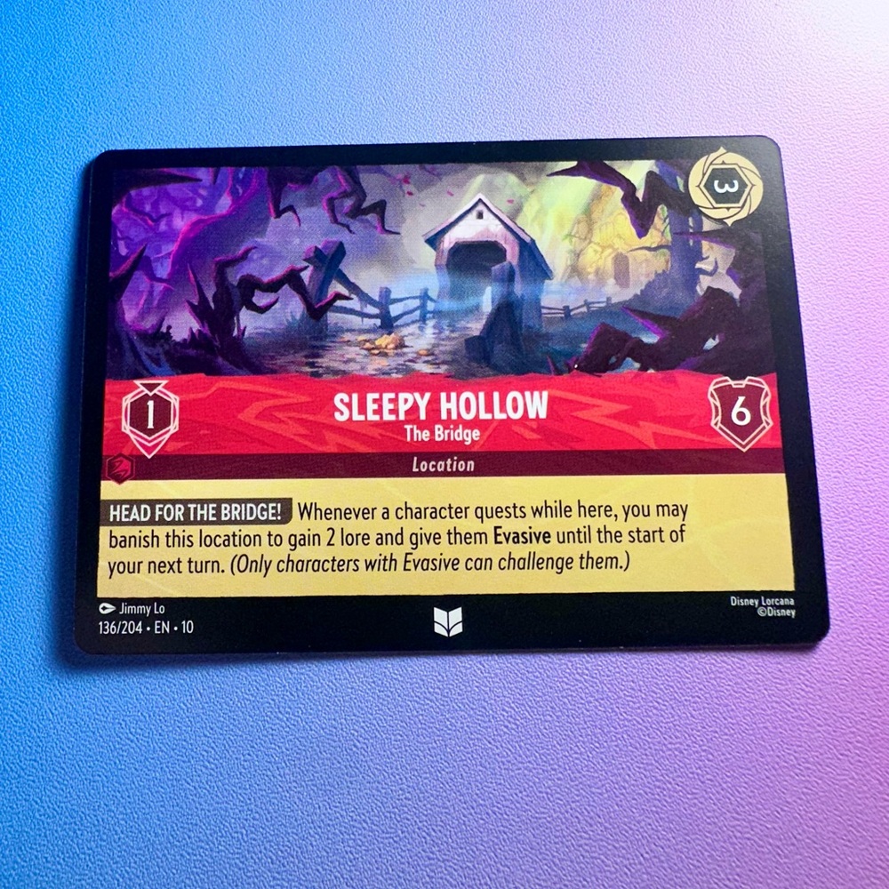 sleepy hollow - 136/204 (uncommon) — lorcana: whispers in the well